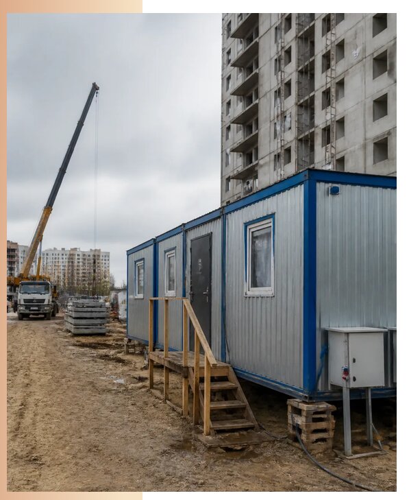 Аренда строительных вагончиков для рабочих в Петропавловске-Камчатском