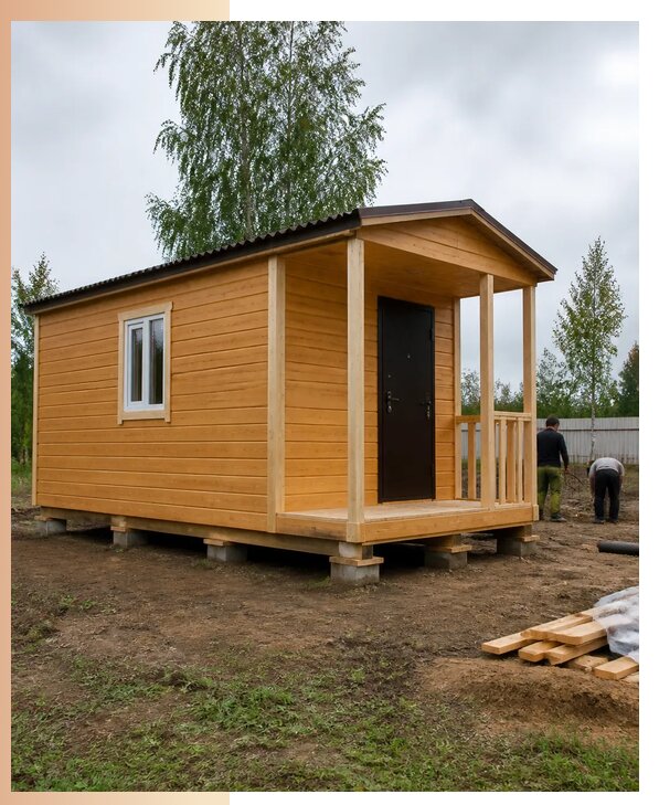 Недорогие дачные домики в Петропавловске-Камчатском с изготовлением и доставкой